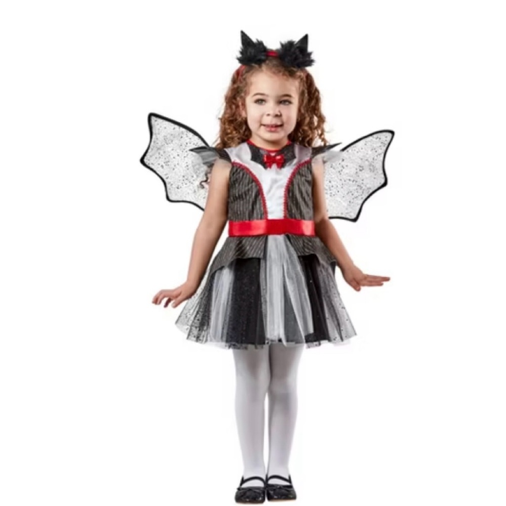 Halloween Bat Costume for Girls, Size 4T, NEW